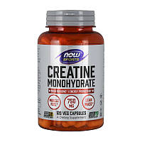 Моногидрат креатин в капсулах Now Foods Creatine 750 mg 120 caps