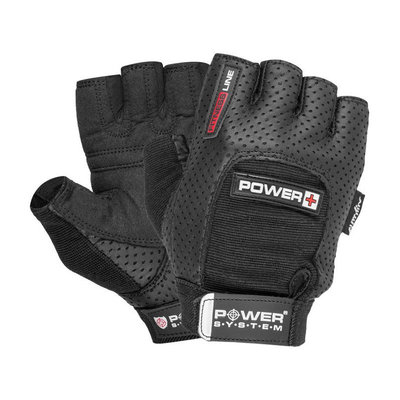 Power system Power Plus Gloves Black 2500BK M size