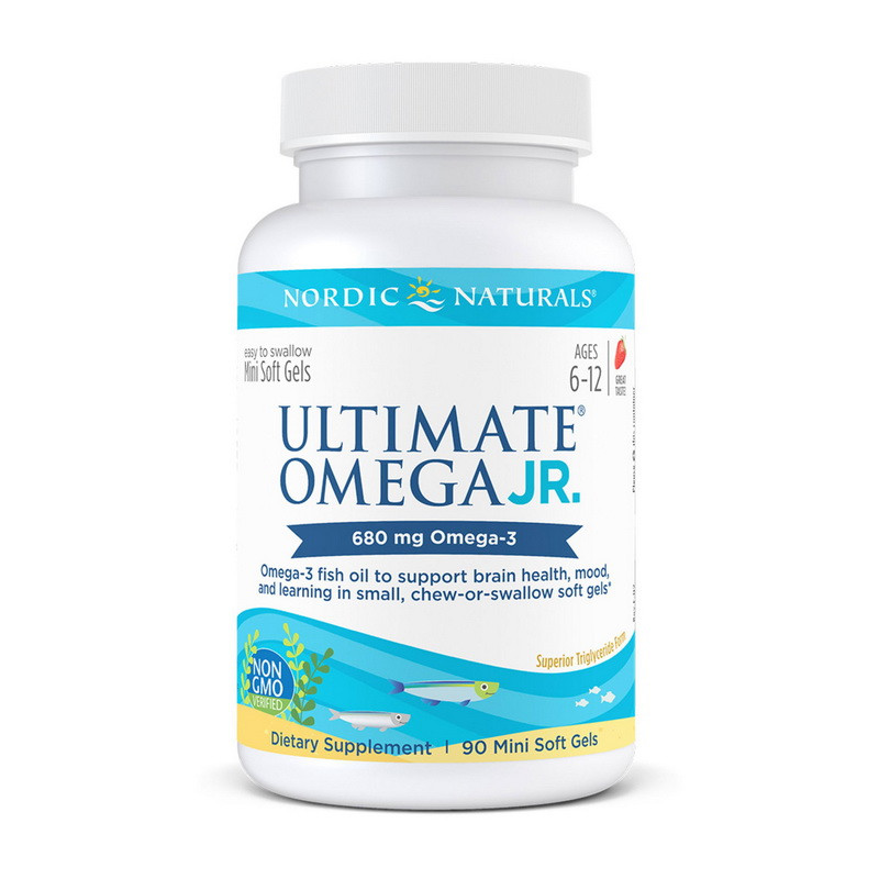 Nordic Naturals Ultimate Omega Junior 680 mg 90 mini soft gels риб'ячий жир/жирні кислоти активне довголіття