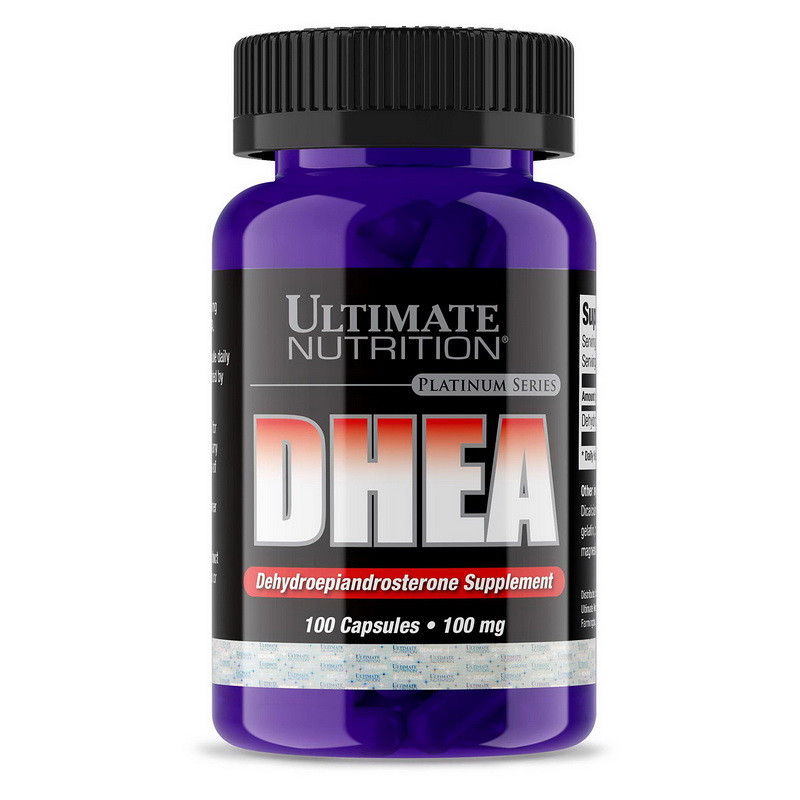 Ultimate Nutrition DHEA 100 mg 100 caps дегідроепіандростерон dehydroepiandrosterone dhea підвищення