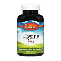 Carlson Labs L-Lysine 500 mg 100 caps лізин lysine амінокислоти