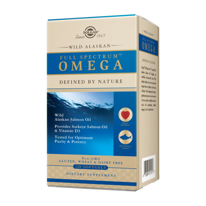 Комплексна омега Solgar Full Spectrum Omega 120 softgels Солгар
