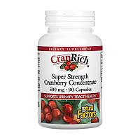Концентрат журавлинних ягід Natural Factors Super Strength Cranberry Concetrate 500 mg 90 caps