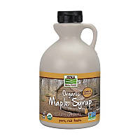 Now Foods Maple Syrup Organic 473 ml сиропи замінники живлення