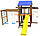Дитячий спортивно-ігровий комплекс "Фортуна" з рукоходом, фото 2