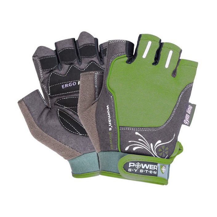Power system Womans Power Gloves Green PS2570 S size