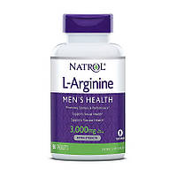 Natrol L-Arginine 3000 мг 90 таблеток Л-аргинин аминокислота