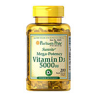 Вітамін Д3 Puritan's Pride Vitamin D3 5000 125 mcg 200 softgels