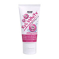Now Foods Xyli White kids toothpaste gel 85 g догляд за ротовою порожниною активне довголіття
