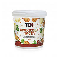 ТОМ Паста арахісова з кранч з фініками та білим шоколадом 500 g