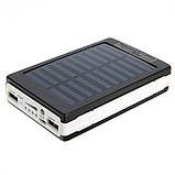 УМБ Power Bank Solar 90000 mAh мобільне зарядне з сонячною панеллю та лампою, Power Bank Charger Батарея, фото 3