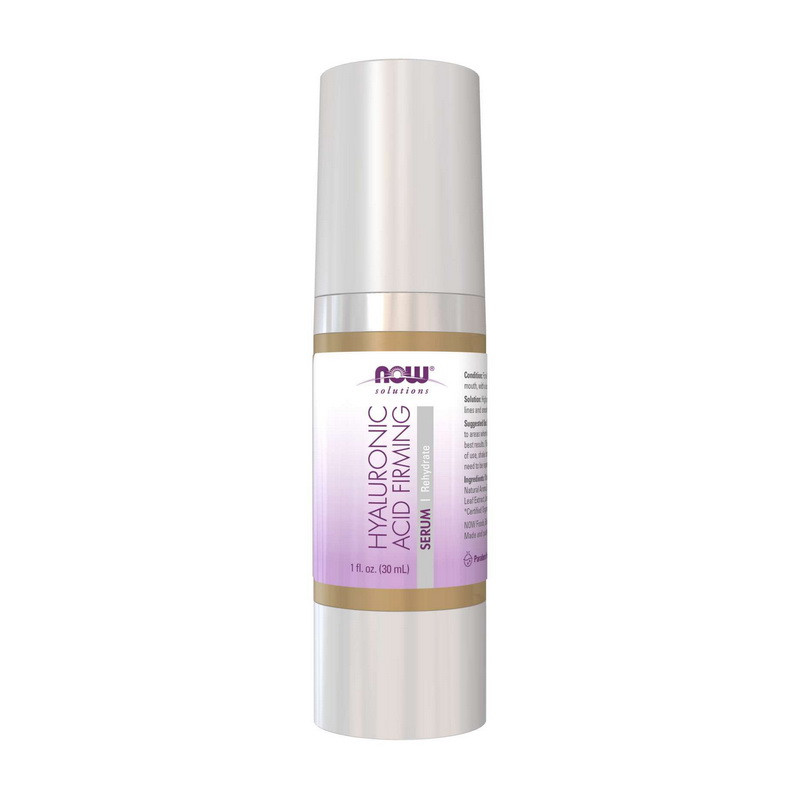 Зволожуюча інтенсивна сироватка з гіалуроновою кислотою Now Foods Hyaluronic Acid Firming Serum 30 ml
