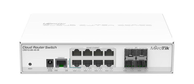 MikroTiK Комутатор Cloud Router Switch 112-8G-4S-IN
