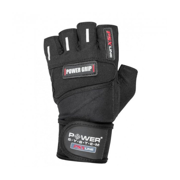 Рукавички для тренувань Power System Power Grip Gloves Black 2800BK