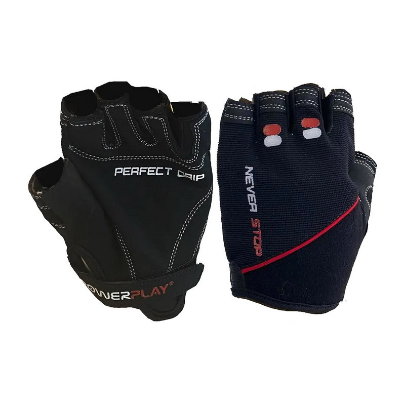 Рукавички для тренувань PowerPlay Fitness Gloves Black 9076 S size