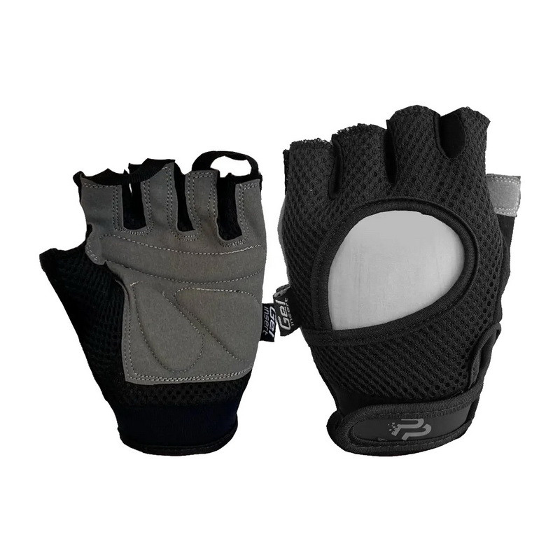 Рукавички для тренувань PowerPlay Fitness Gloves Rapid Black-Grey 9100