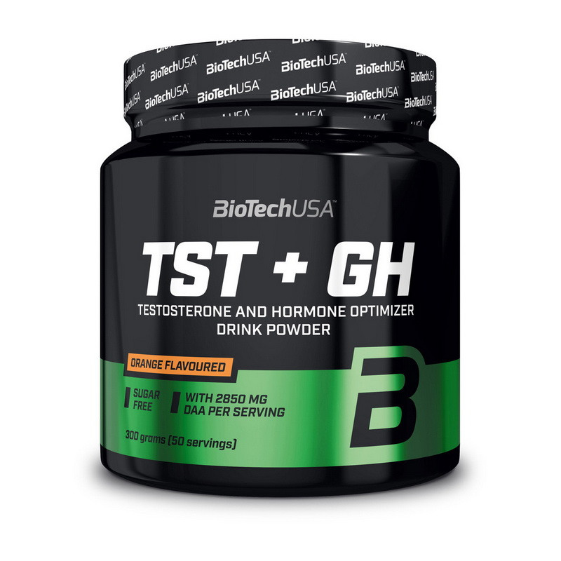 Комплексний тестостероновий бустер BioTech TST+ GH 300 g
