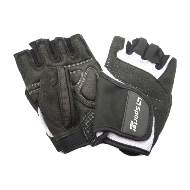 Sporter Weightlifting Gloves Black-Grey L size