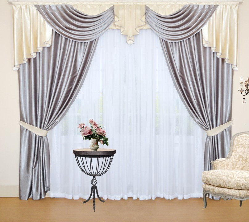 Комплект штор "Софі" (ламбрикен+штори+підхоплення)