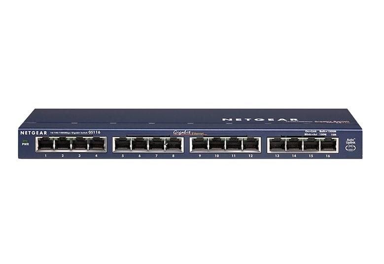 NETGEAR Комутатор GS116GE 16xGE, некерований