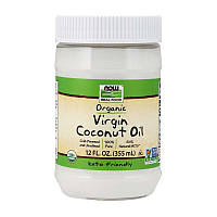 Органічна кокосова олія Now foods Coconut Oil Virgin organic 355 ml