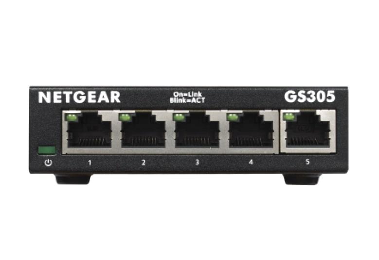NETGEAR Комутатор GS305 5xGE, некерований