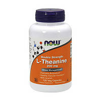 Теанин Now Foods L-Theanine 200 mg Double Strength 120 veg caps