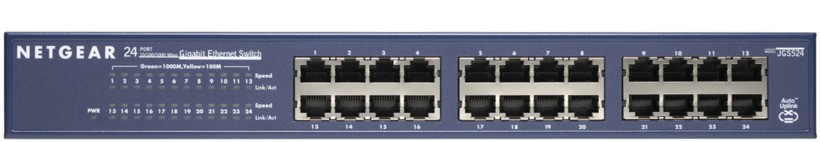 NETGEAR Комутатор JGS524v2 24x1GE, некерований