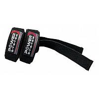 Лямки (кистьові ремені) Power System Lifting Straps Black-Red