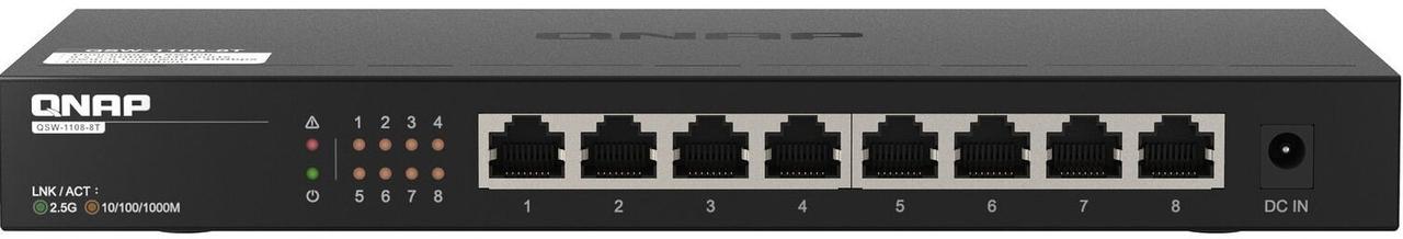 QNAP Некерований комутатор QSW-1108-8T
