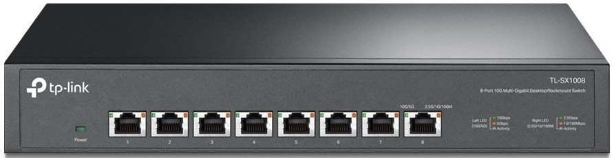 TP-Link Комутатор TL-SX1008 8x10GE некерований металевий корпус