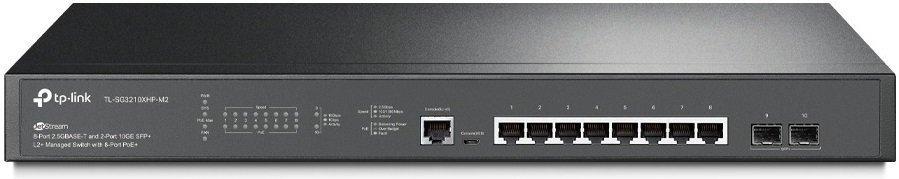 TP-Link Комутатор TL-SG3210XHP-M2 8x2.5GE 2x10GE SFP+ L2 JetStream 19" 1U