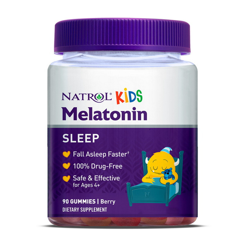 Natrol Kids Melatonin 60 gummies покращення сну активного довголіття
