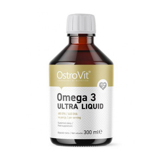 Риб'ячий жир Омега-3 рідина OstroVit Omega 3 Ultra Liquid 300 ml