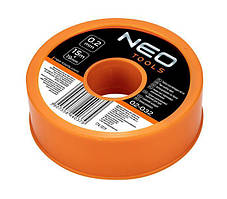 Neo Tools Стрічка ущільнювальна (фумка) 15м х 19мм х 0.2мм