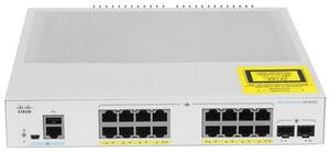 Cisco Комутатор CBS350 Managed 16-port GE, PoE, 2x1G SFP