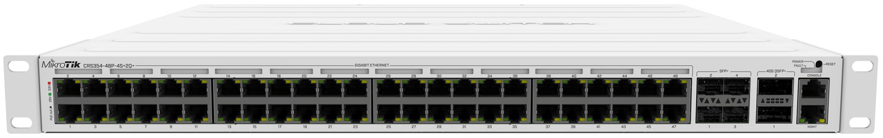 MikroTiK Комутатор Cloud Router Switch CRS354-48P-4S+2Q+RM