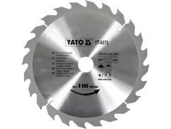 Диск пиляльний победітовий по дереву 250х30мм 24 зуби YATO YT-6070