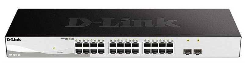 D-Link Комутатор DGS-1210-26 rev F1 24xGE, 2xSFP Websmart
