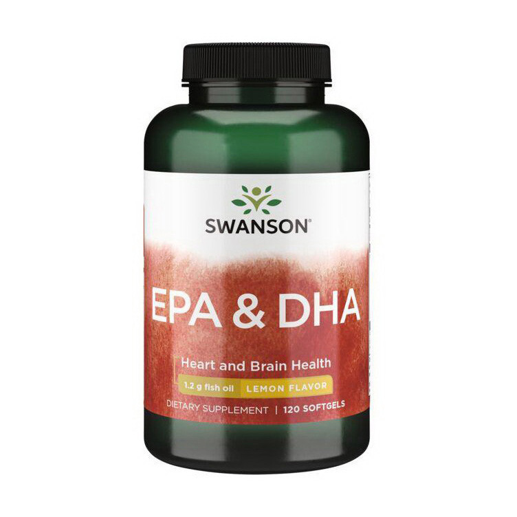 Swanson EPA&DHA 120 sgels риб'ячий жир/жирні кислоти активне довголіття