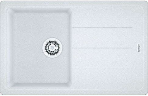 Franke Мийка кухонна Basis, фраграніт, прямокутник, з крилом, 780х500х200мм, чаша - 1, накладна, BFG 611-78,