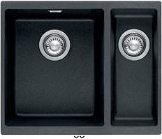 Franke Мийка кухонна Sirius, тектонайт, прямокутник, без крила, 559х439х200мм, чаша - 2, врізна, SID 150,