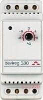 DEVI Терморегулятор DEVIreg 330 (-10<>+ 0С), електронний, на DIN рейку, макс 16А