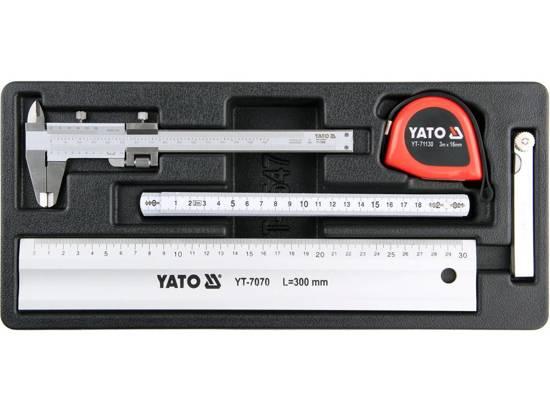 Вклад полка інструментальної шафи вимірювальні інструменти 5шт YATO YT-55474