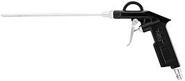 Neo Tools Пістолет продувний, алюміній, подовжене сопло 220 мм, 12 Бар