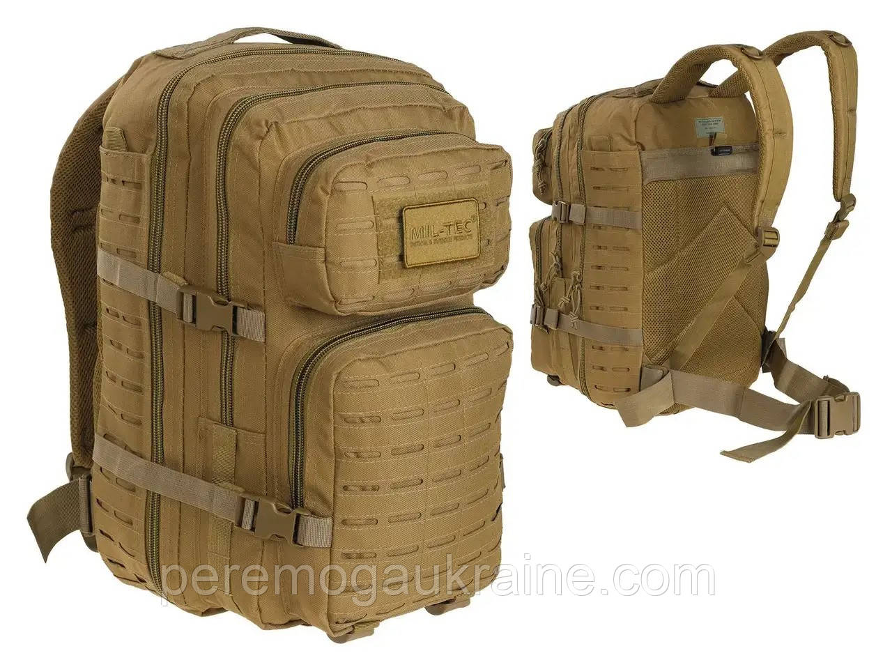 Тактичний рюкзак MilTec Assault Laser cut 36 Л Койот (14002705), фото 1