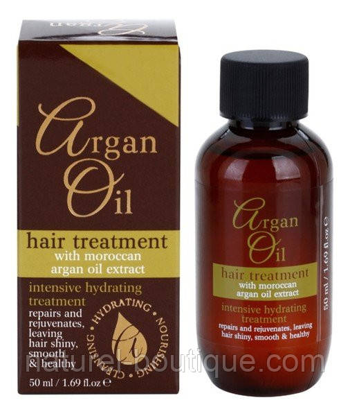 Олія для інтенсивного живлення і відновлення волосся Argan Oil Hair Treatment з олією аргани 50 мл, фото 1