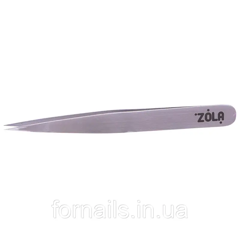 Пінцет професійний для брів ZOLA SILVER (точковий), фото 1