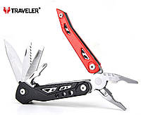 Многофункциональный нож (Мультитул) Traveler (60шт/ящ) MQ-034 red