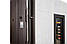 Преміальні вхідні двері з терморозривом Paradise Glass Венге темний Замки Mottura, фото 7